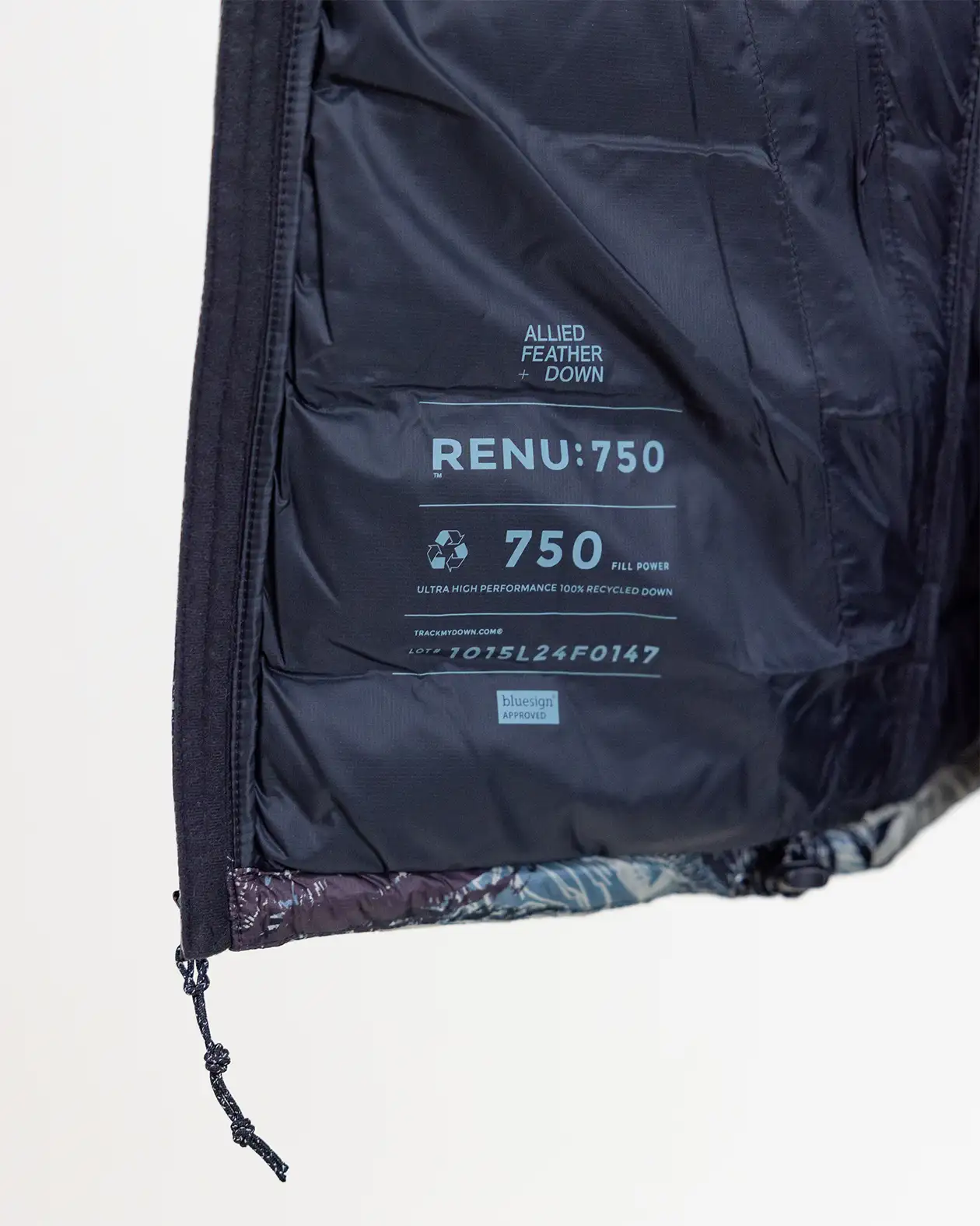 Women’s Re-Up Recycled Down Hoodie - Image 22