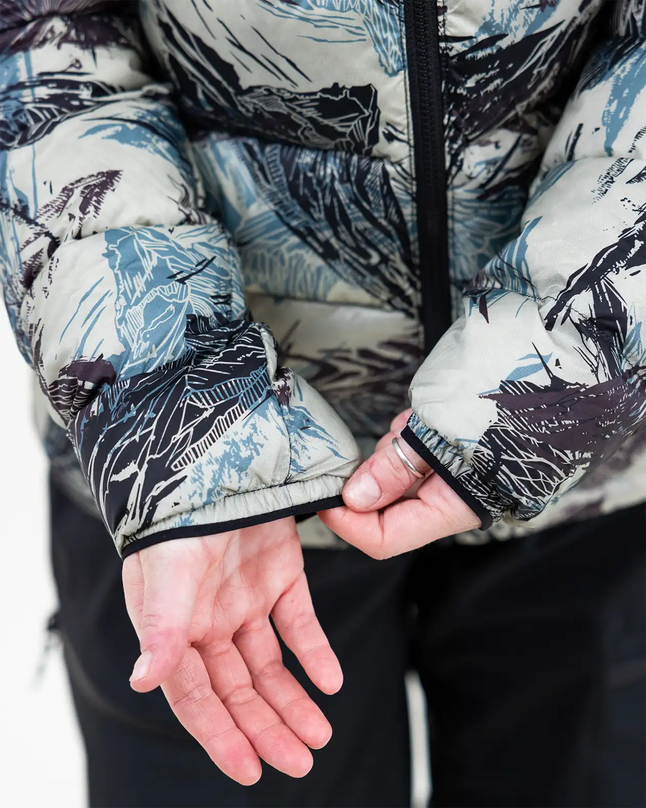 Women’s Re-Up Recycled Down Hoodie - Image 7